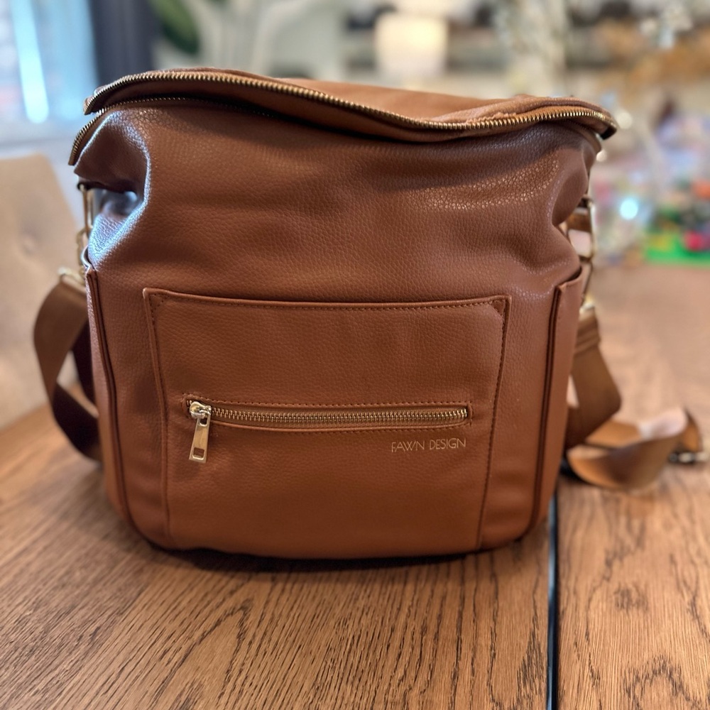 Fawn Design Brown Baby Bag